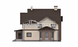 265-003-Л Проект двухэтажного дома, большой дом из блока Рудный, House Expert