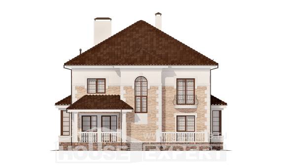 220-008-П Проект двухэтажного дома, простой домик из кирпича, Актобе