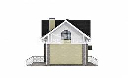 150-012-П Проект двухэтажного дома мансардный этаж, красивый дом из твинблока, Жанаозен
