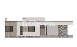 175-001-Л Проект одноэтажного дома, красивый домик из арболита, Жанаозен