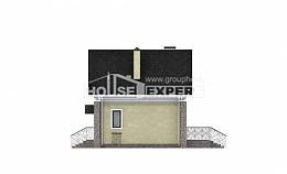 150-012-П Проект двухэтажного дома мансардный этаж, классический коттедж из пеноблока, Павлодар