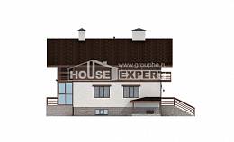 420-001-П Проект трехэтажного дома мансардой и гаражом, красивый дом из кирпича Жанаозен, House Expert