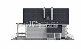200-009-П Проект трехэтажного дома с мансардой и гаражом, красивый домик из поризованных блоков Актобе, House Expert