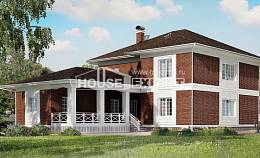 315-001-П Проект двухэтажного дома и гаражом, просторный домик из кирпича Кызылорда, House Expert