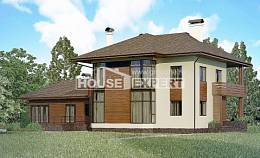 300-001-П Проект двухэтажного дома, классический дом из кирпича Туркестан, House Expert