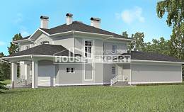 360-001-П Проект двухэтажного дома, гараж, классический дом из кирпича Костанай, House Expert