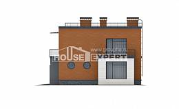 260-002-Л Проект двухэтажного дома, гараж, просторный дом из поризованных блоков, Кокшетау