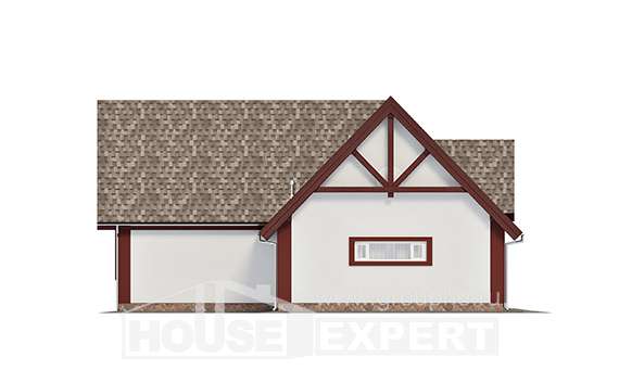 145-002-Л Проект гаража из пеноблока Рудный, House Expert