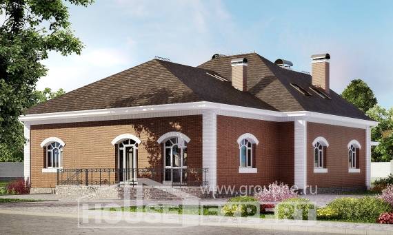 400-003-П Проект двухэтажного дома мансардный этаж, красивый дом из керамзитобетонных блоков Талдыкорган, House Expert