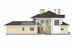 375-002-Л Проект двухэтажного дома и гаражом, уютный домик из кирпича, Тараз