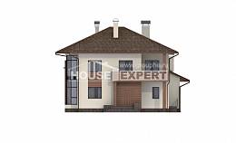 300-001-П Проект двухэтажного дома, уютный домик из кирпича Караганда, House Expert
