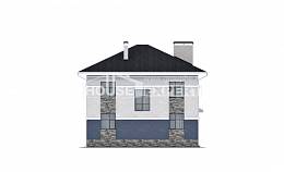 150-014-Л Проект двухэтажного дома, простой коттедж из керамзитобетонных блоков Талдыкорган, House Expert