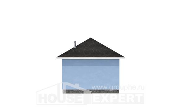 040-001-Л Проект гаража из газосиликатных блоков Кокшетау, House Expert