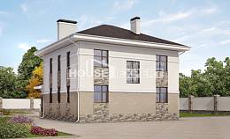 150-014-П Проект двухэтажного дома, бюджетный домик из теплоблока, Нур-Султан
