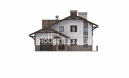 305-002-П Проект трехэтажного дома мансардный этаж и гаражом, уютный домик из кирпича, Экибастуз