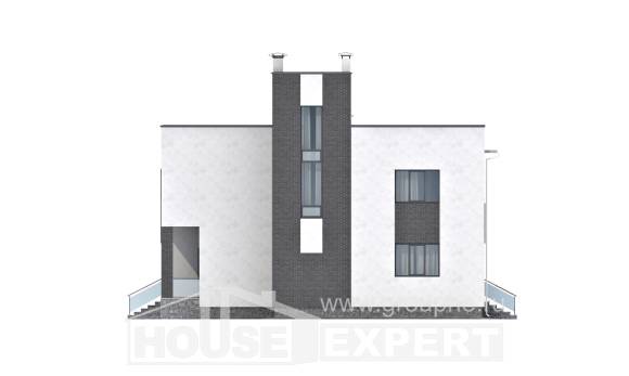 225-001-П Проект двухэтажного дома, уютный домик из твинблока Астана, House Expert
