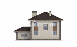 185-004-П Проект двухэтажного дома, гараж, красивый домик из блока Усть-Каменогорск, House Expert