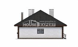 135-003-П Проект одноэтажного дома, экономичный домик из газосиликатных блоков Павлодар, House Expert