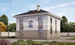 150-014-П Проект двухэтажного дома, скромный коттедж из газосиликатных блоков, Шымкент