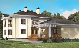 375-002-Л Проект двухэтажного дома и гаражом, уютный домик из кирпича, Талдыкорган