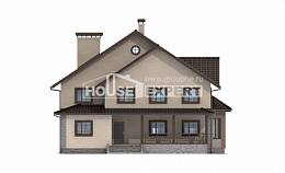 265-003-Л Проект двухэтажного дома, огромный загородный дом из поризованных блоков Семей, House Expert