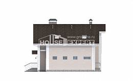 150-002-П Проект двухэтажного дома мансардный этаж и гаражом, бюджетный загородный дом из твинблока, House Expert