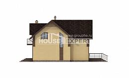 150-009-Л Проект двухэтажного дома мансардой, экономичный домик из газосиликатных блоков Кокшетау, House Expert