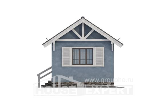 020-001-П Проект одноэтажного дома с мансардой, современный домик из дерева, Шымкент