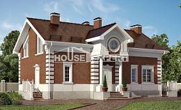 160-009-П Проект двухэтажного дома мансардный этаж, доступный коттедж из поризованных блоков Актау, House Expert