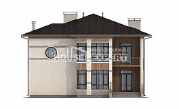 345-001-П Проект двухэтажного дома, красивый домик из твинблока, House Expert