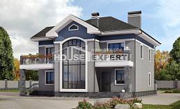 200-006-Л Проект двухэтажного дома, классический домик из кирпича Атырау, House Expert