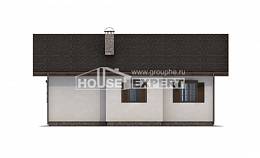 090-002-П Проект одноэтажного дома, компактный дом из кирпича Атырау, House Expert