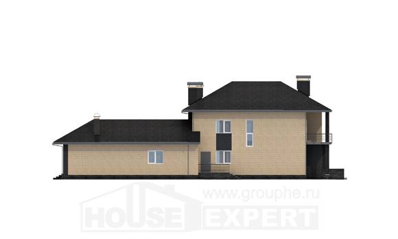 305-003-Л Проект двухэтажного дома, классический загородный дом из поризованных блоков, House Expert