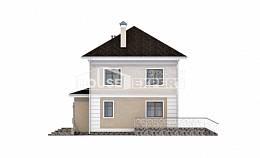 090-003-Л Проект двухэтажного дома, современный дом из керамзитобетонных блоков Атырау, House Expert