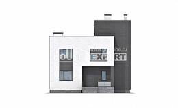225-001-П Проект двухэтажного дома, простой дом из арболита Атырау, House Expert