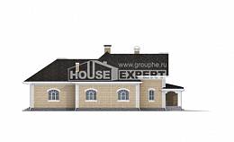 290-001-П Проект двухэтажного дома мансардой, гараж, большой домик из кирпича, Тараз