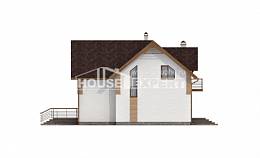 150-009-П  Проект двухэтажного дома мансардный этаж, уютный коттедж из керамзитобетонных блоков Петропавловск, House Expert
