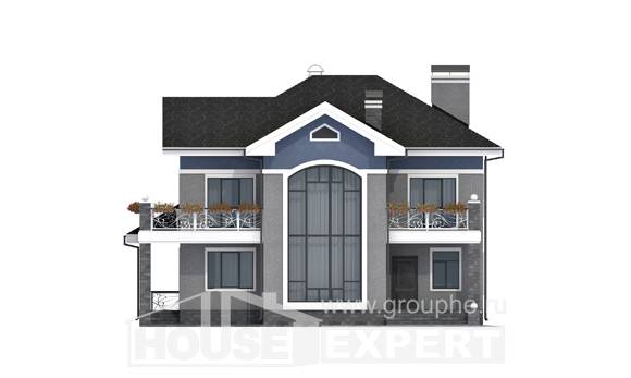 200-006-Л Проект двухэтажного дома, простой дом из кирпича Атырау, House Expert