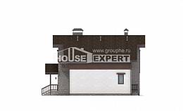 150-004-Л Проект двухэтажного дома мансардой, бюджетный домик из теплоблока Усть-Каменогорск, House Expert