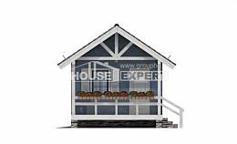 020-001-П Проект одноэтажного дома, бюджетный дом из дерева Шымкент, House Expert