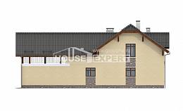 255-003-П Проект двухэтажного дома с мансардой и гаражом, большой домик из твинблока, Экибастуз