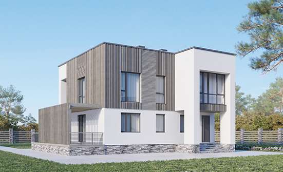 150-017-П Проект двухэтажного дома, простой коттедж из газобетона Атырау | Проекты домов от House Expert