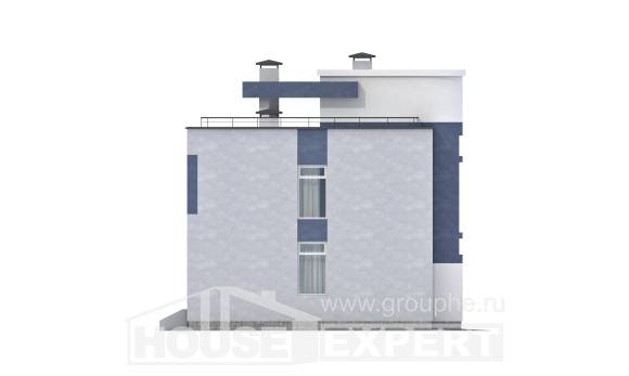 180-005-П Проект двухэтажного дома, современный загородный дом из блока Кызылорда, House Expert