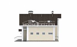 150-002-Л Проект двухэтажного дома мансардный этаж и гаражом, простой дом из бризолита Уральск, House Expert