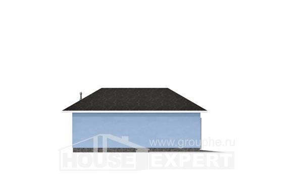 040-001-Л Проект гаража из теплоблока Алма-Ата, House Expert