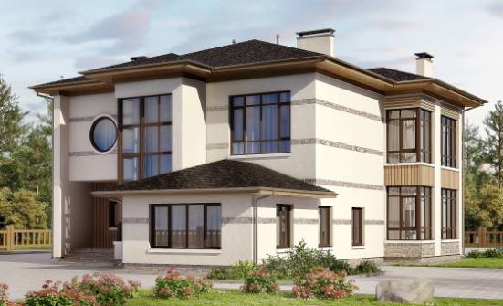 345-001-П Проект двухэтажного дома, красивый дом из твинблока, Караганда