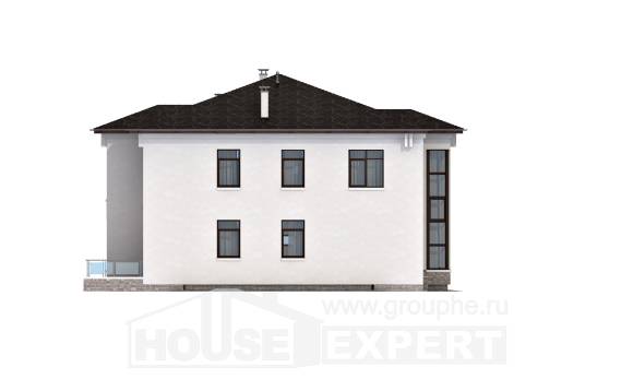 300-005-П Проект двухэтажного дома, красивый дом из кирпича, Талдыкорган