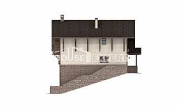 305-002-Л Проект трехэтажного дома с мансардой, классический дом из кирпича, Караганда