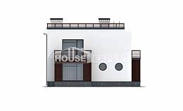 215-002-П Проект двухэтажного дома, классический загородный дом из пеноблока, Кокшетау