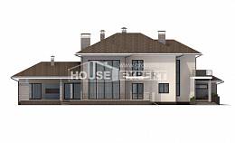500-001-П Проект трехэтажного дома и гаражом, огромный домик из кирпича Кызылорда, House Expert